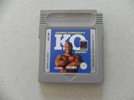 Nintendo Gameboy Game Boy Spiel George Foreman`s Ko Boxing